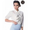 Chemise Blouse Banned Clothing Free As A Bird White