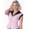 Chemise Blouse Banned Clothing Grease Gingham