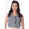Chemise Blouse Banned Clothing Summer Breeze Tie