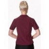 Chemise Banned Clothing Blouz Bordeaux