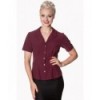 Chemise Banned Clothing Blouz Bordeaux