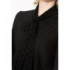 Chemise Banned Clothing Sent With Love Tie Neck Black