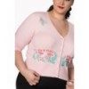 Cardigan Banned Clothing Face To Face Pink