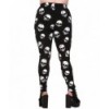 Leggings Banned Clothing White Skulls