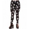 Leggings Banned Clothing White Skulls