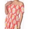 Robe Banned Clothing Crazy Daisy Smock Coral