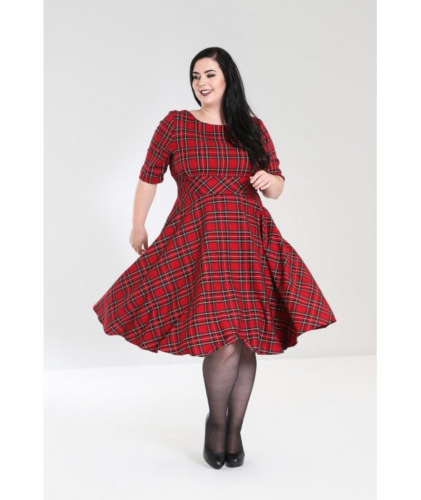 Robe Grande Taille Hell Bunny IRVINE 50'S