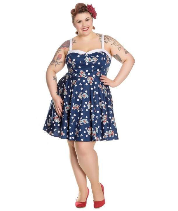 Robe Hell Bunny Oceana Mini