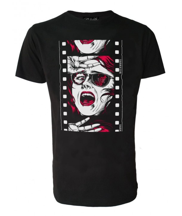 Tee Shirt Darkside Clothing Homme Horror Film Reel 