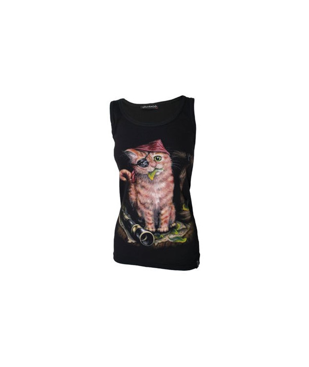 Debardeur Darkside Homme Pirate Kitty