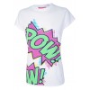 Tee Shirt Darkside Cartoon Slogan Pow