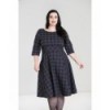 Robe grande taille Hell Bunny Peebles 50'S