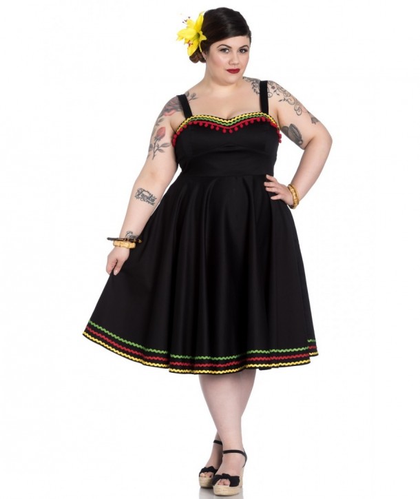 Robe grande taille Hell Bunny Marianne
