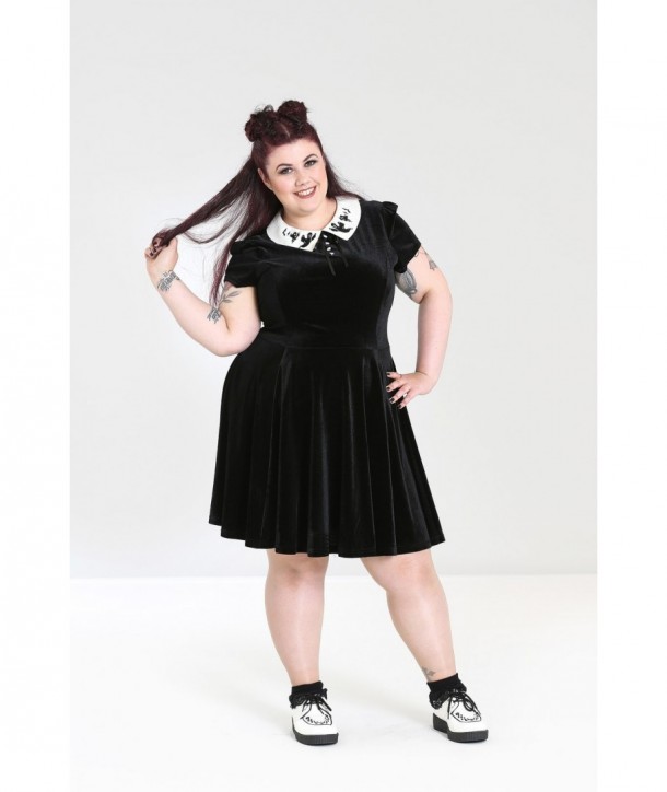 Robe courte grande taille Hell Bunny Casper