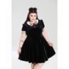 Robe courte grande taille Hell Bunny Nightshade