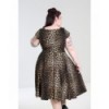 Robe grande taille Hell Bunny Panthera 50'S