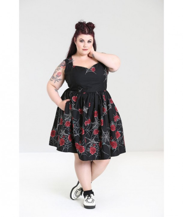 Robe grande taille Hell Bunny Sabrina 50'S