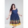 Robe grande taille Hell Bunny Nutcracker 50'S