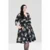 Robe grande taille Hell Bunny Blue Bell 50s