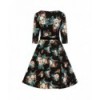 Robe grande taille Hell Bunny Blue Bell 50s