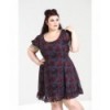 Robe grande taille Hell Bunny Bugs & Roses