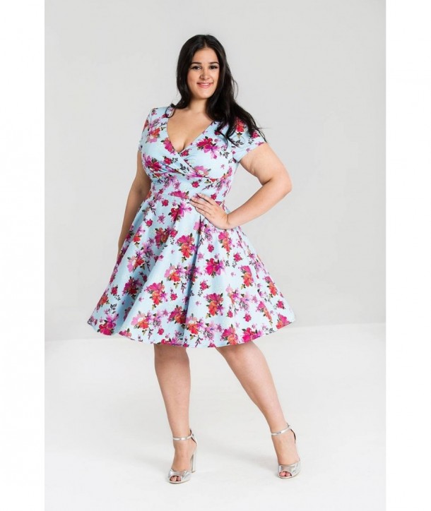 Robe grande taille Hell Bunny Alyssa