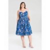 Robe grande taille Hell Bunny Violetta 50'S