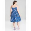 Robe grande taille Hell Bunny Violetta 50'S