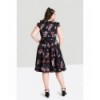 Robe grande taille Hell Bunny Python Rose 50'S