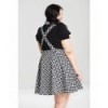 Robe grande taille Hell Bunny Pokerface Pinafore