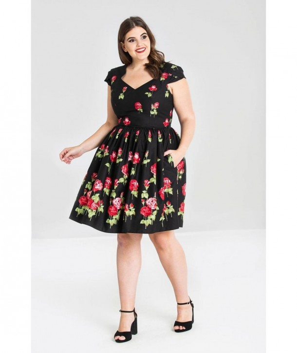 Robe grande taille Hell Bunny Antonia