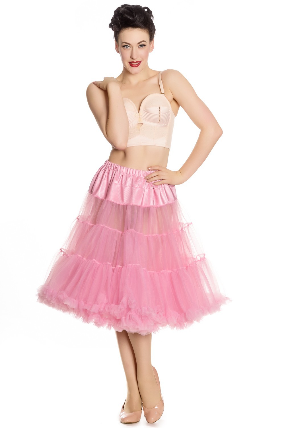 Jupon grande taille Hell Bunny Long Petticoat Size rock pin up lolita