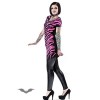 Robe Queen Of Darkness Gothique Pink Zebra Pattern Dress