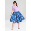 Jupe grande taille Hell Bunny Violetta 50'S