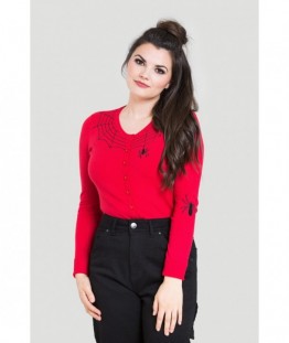 Cardigan hell bunny 6490 R.I.P vente rock privée