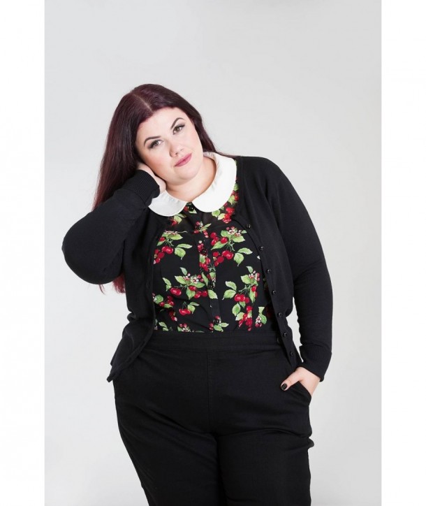 Cardigan grande taille Hell Bunny Debbie