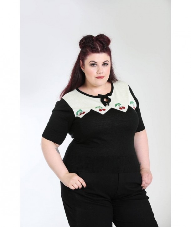 Pull grande taille Hell Bunny Cherie
