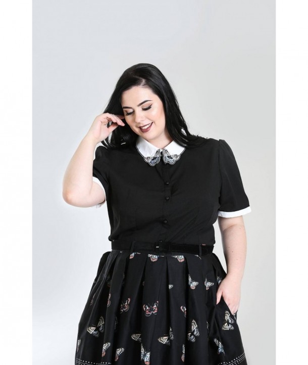 Chemisier grande taille Hell Bunny Laeticia