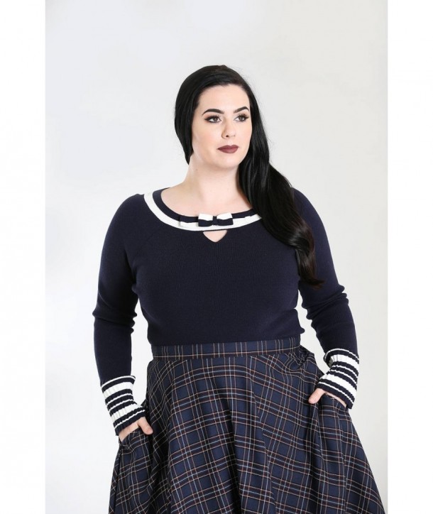 Pull grande taille Hell Bunny Elodie