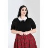 Top grande taille Hell Bunny Bow