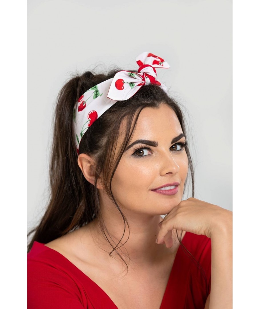 Bandeau cheveux Hell Bunny Sweetie Hairtie rock pin-up lolita