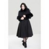 Manteau Hell Bunny Capulet Noir