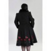 Manteau grande taille Hell Bunny Rosa Rossa