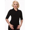 Cardigan Banned Clothing April Shortsleeve Cardigan Noir