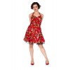 Robe Banned Clothing Cowgirl halter Flare red