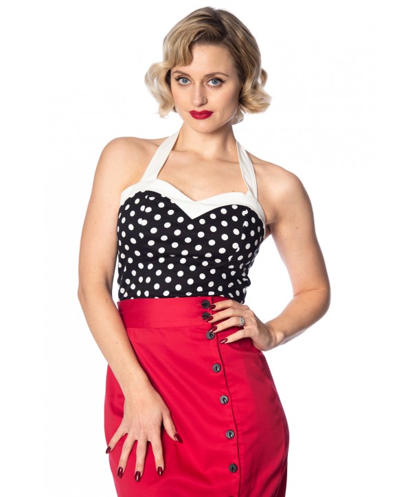 Top Banned Clothing Polka Love Halter