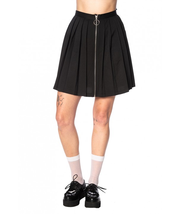 Jupe Banned Clothing Urban Vamp Pleats