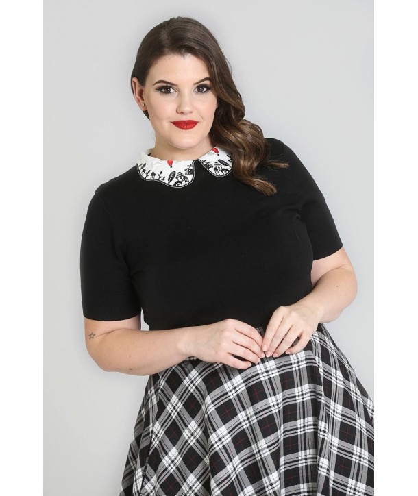 Top Grande taille Hell Bunny Red Balloon