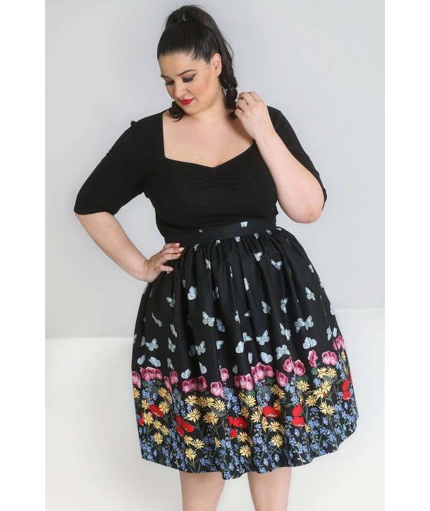 Jupe Grande Taille Hell Bunny Meadow 50'S