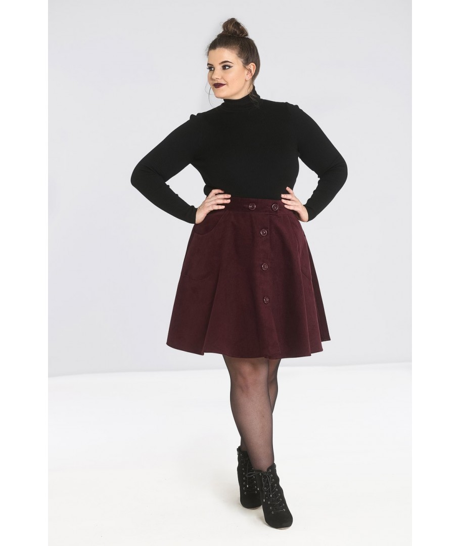 Jupe grande taille Hell Bunny Wonder Years - Wonder Years Skirt HLB50004